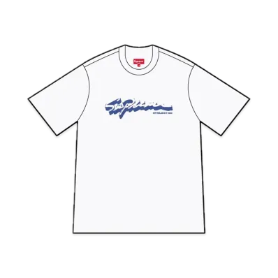 Supreme Shadow Script S/S Top "White"
