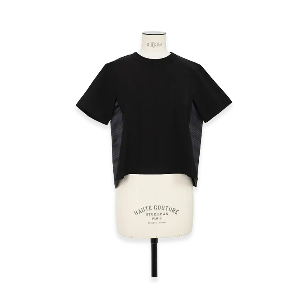 sacai Horizontal Stripe T-Shirt "Black/Navy"