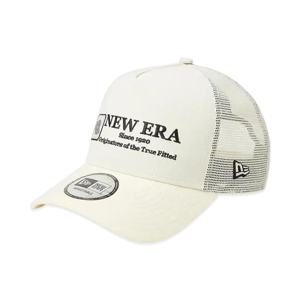 NEW ERA 9Forty A-Frame Tracker Cap Logo "Chrome"