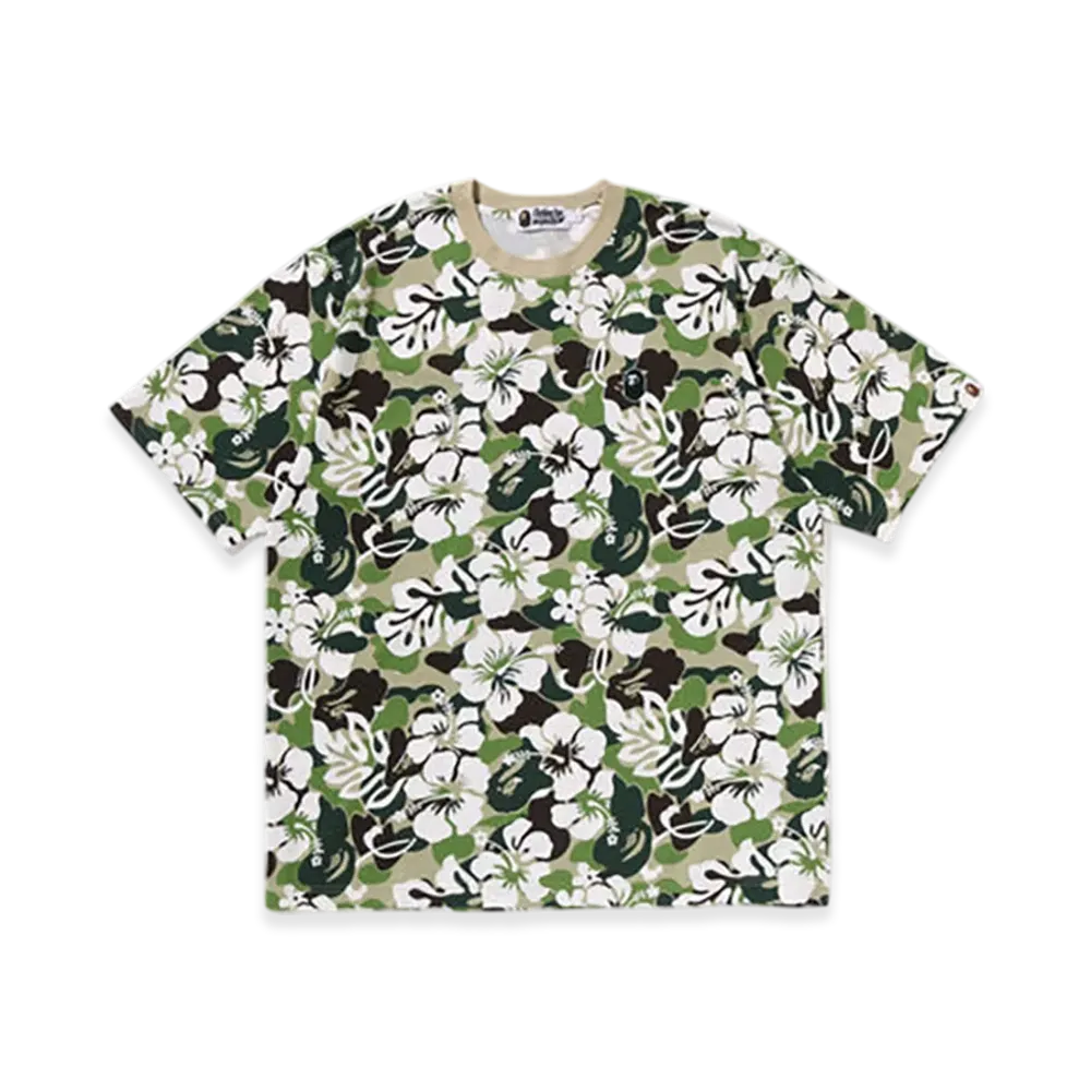 A BATHING APE ABC Resort Camo Relaxed Fit Tee "Green"
