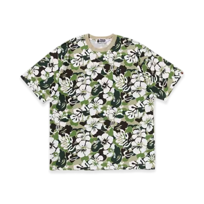 A BATHING APE ABC Resort Camo Relaxed Fit Tee "Green"