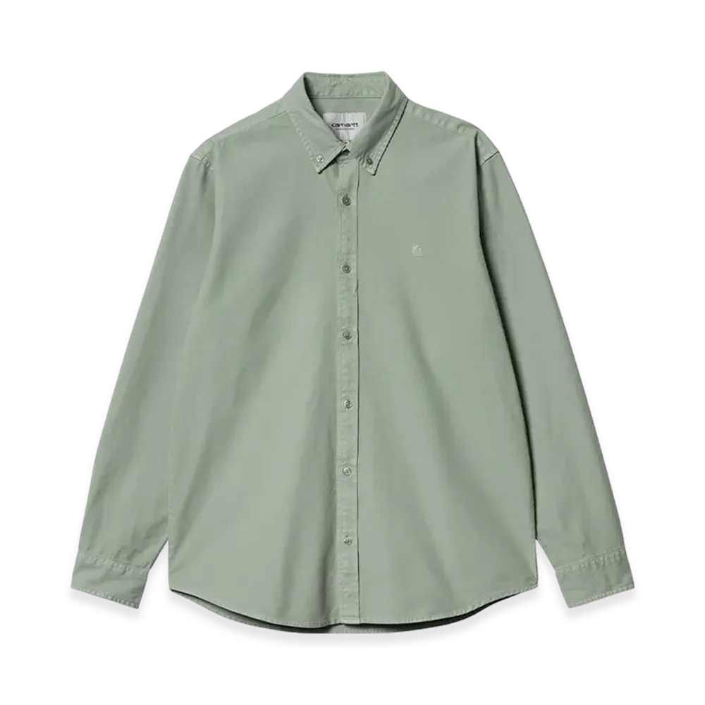Carhartt WIP Bolton Shirt "Frosted Blue Garment Dyed"