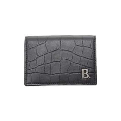 BALENCIAGA Cash Mini Wallet "Black"