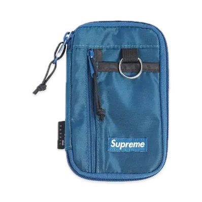 Supreme 19FW Small Zip Pouch "Dark Teal"