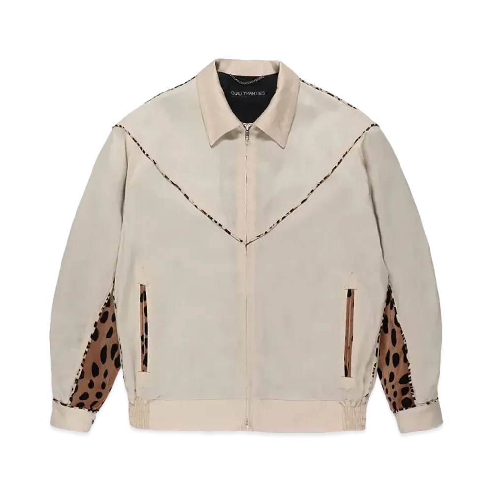 WACKO MARIA Leopard Western Jacket "Light Beige"