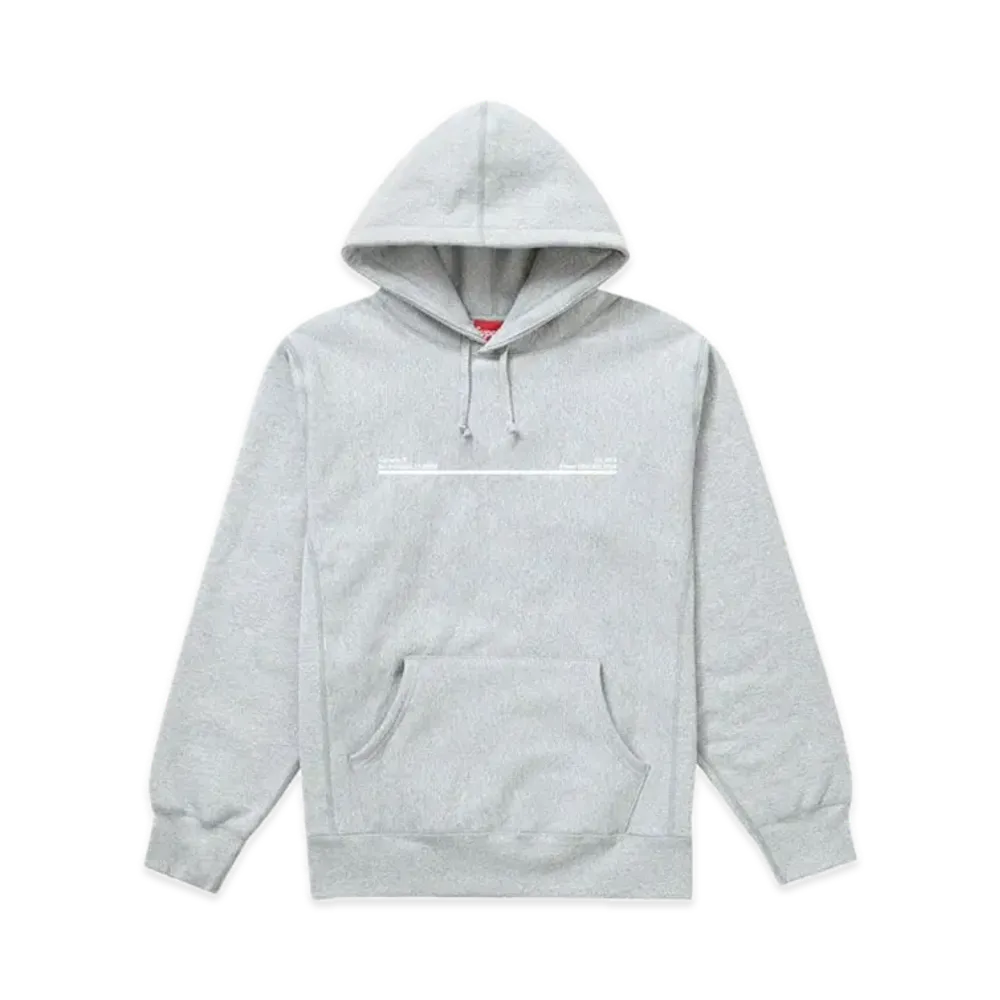 Supreme Shop Hooded Sweatshirt San Francisco "Heather Grey"