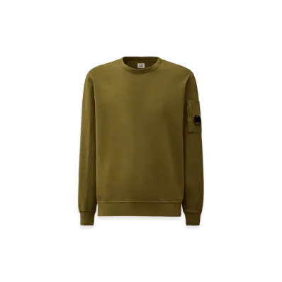 C.P. Company Felpa Con Patch Logo "Green"