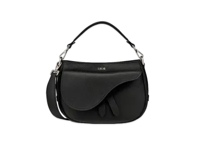 Dior Saddle Mini Soft Bag Grained Calfskin "Black"