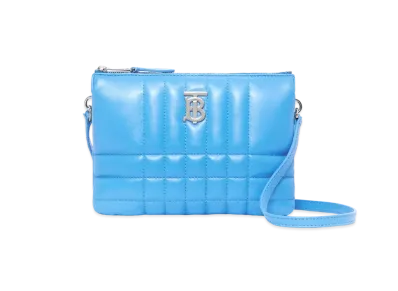 Burberry Quilting Lambskin Lola Twin Bag "Bright Sky Blue"