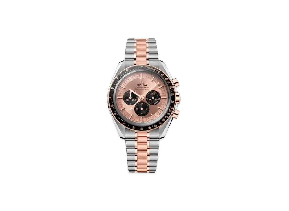 OMEGA Speedmaster Moon Watch Professional Co-Axial Master Chronometer 42MM "Stainless Steel/Sedona Gold/Pink" 310.20.42.50.99.001