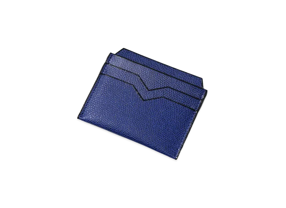 Valextra Credit Card Holder 6 Card "Royal Blue"