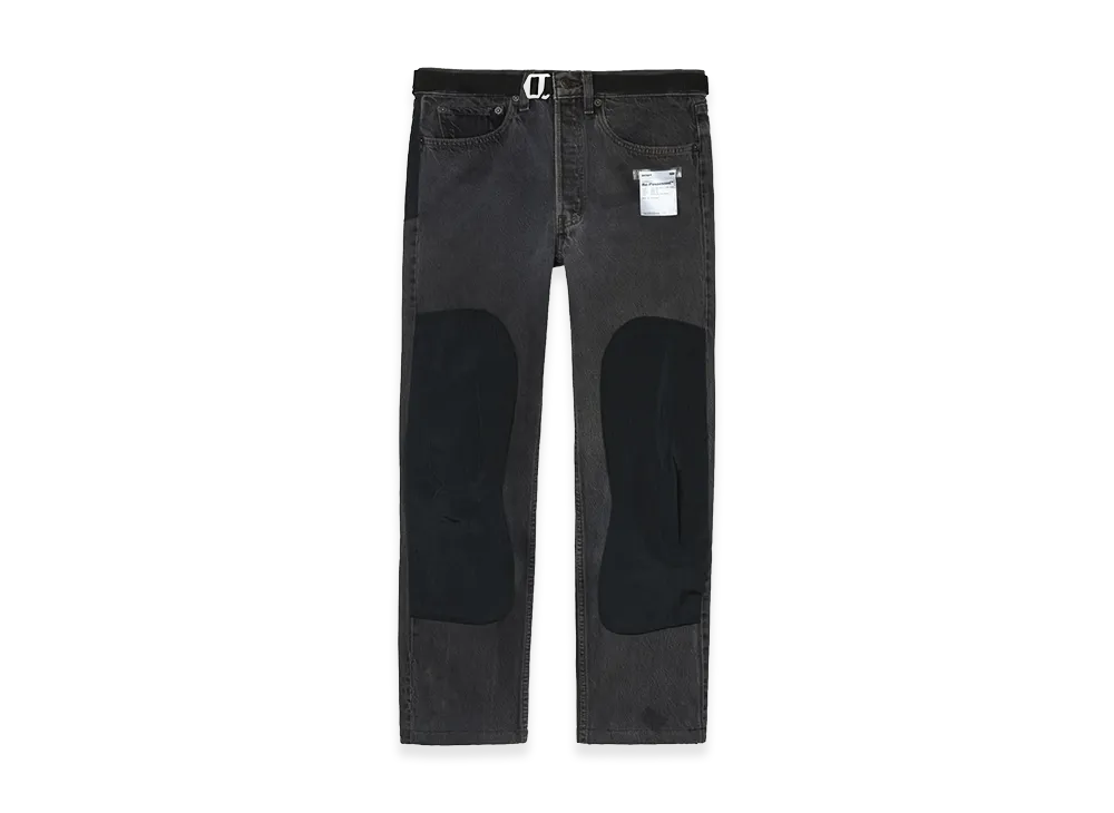 LEVI'S x SATISFY Re‐Possessed 501 Climb Jeans "Aged Black"