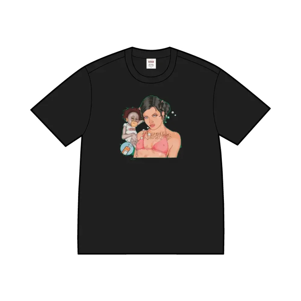 Supreme Angel Tee "Black"