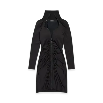 BALENCIAGA Women's Bra Cut Mini Dress "Black"