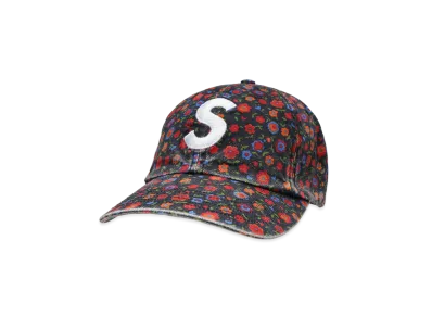Supreme Washed Canvas S Logo 6-Panel "Floral"