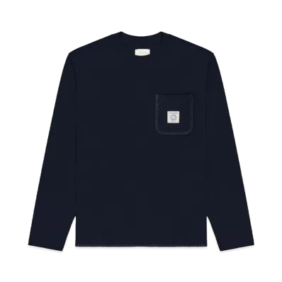 Aime Leon Dore Artiste Long-Sleeve Pocket Tee "Navy"