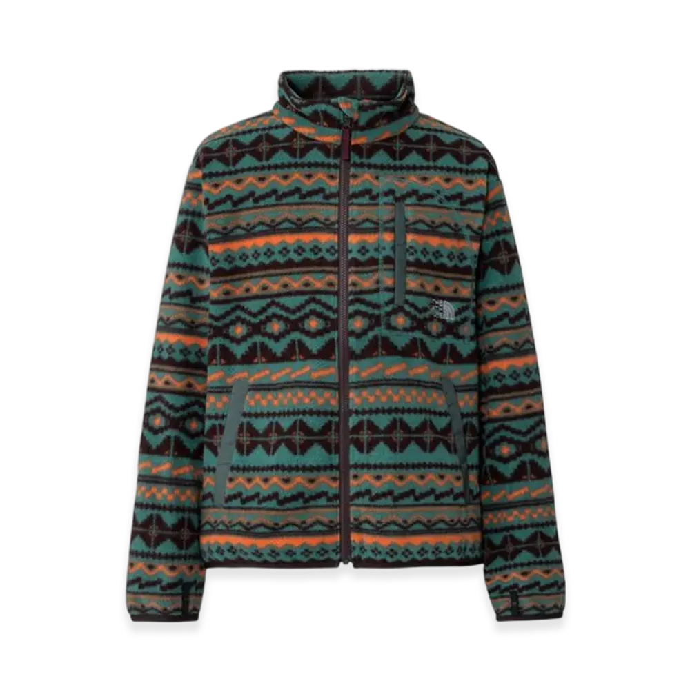 The North Face Kids 200 Micro Jacket "Geometric Green"