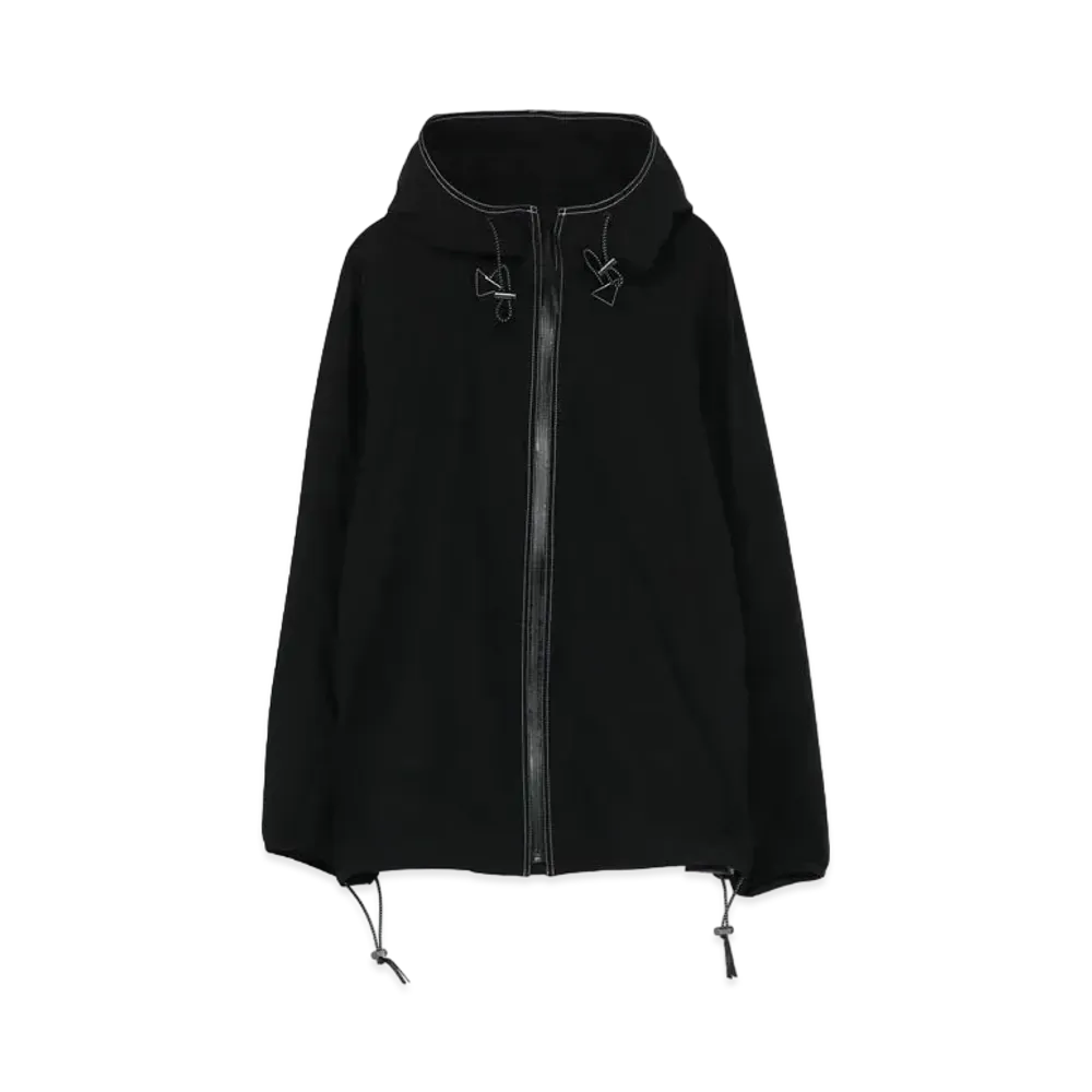 Yohji Yamamoto Y's HIGH-TECH PE/NY HOOD BLOUSON "Black"
