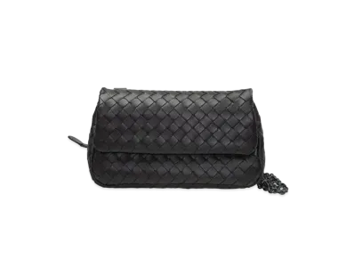 Bottega Veneta Lambskin Shoulder Bag "Brown"