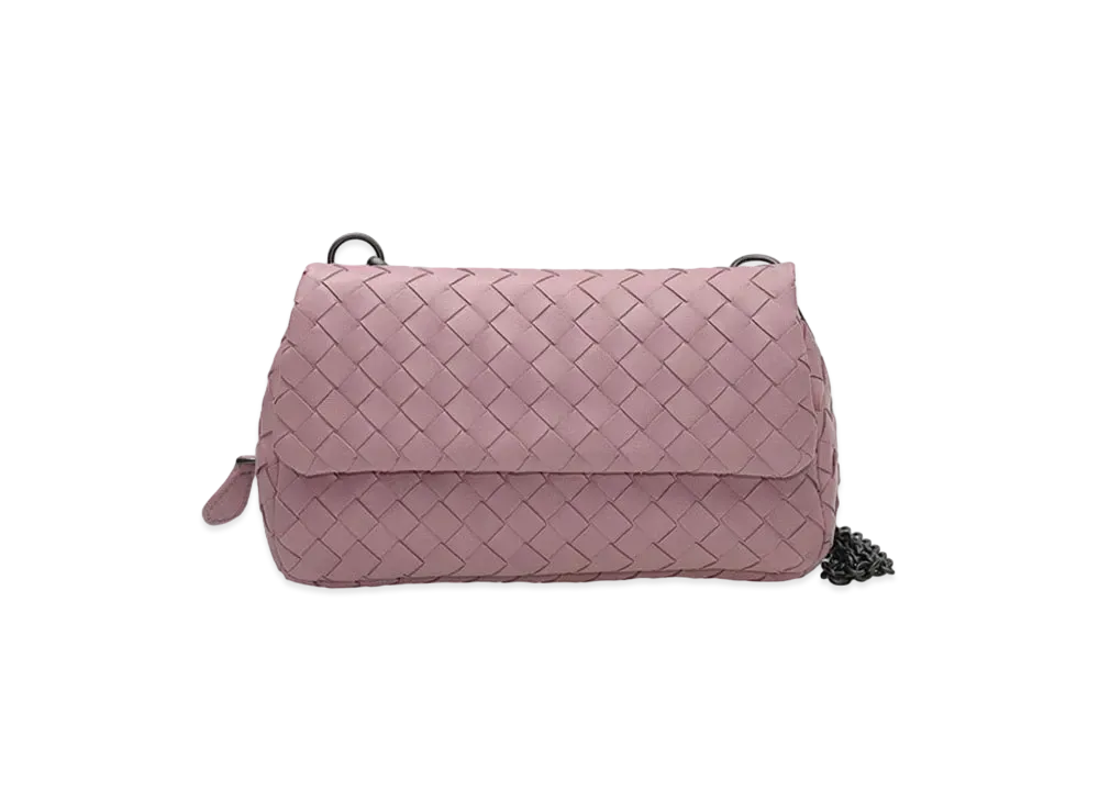 Bottega Veneta Lambskin Hand Bag "Pink"