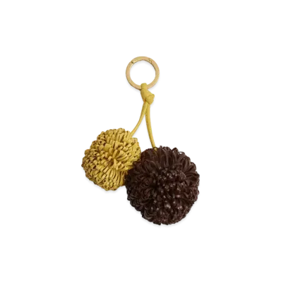 Bottega Veneta Key Ring "Buttercup"