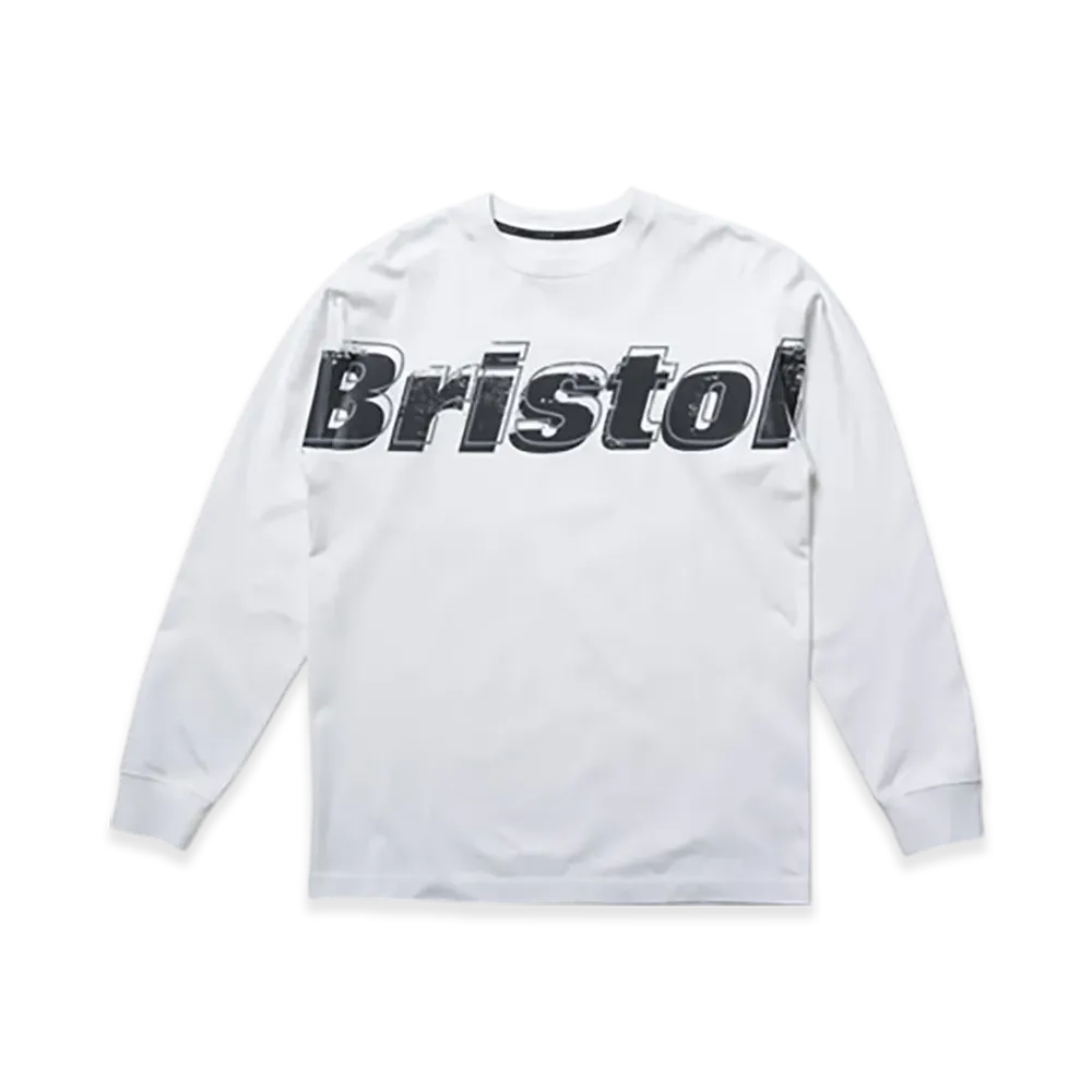 F.C.Real Bristol Overlay L/S Tee "White"