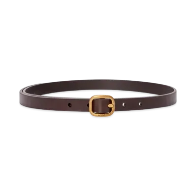 LOEWE Round Soft Belt "Dark Brown"