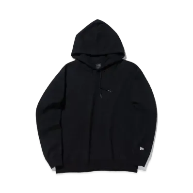 NEW ERA BLACK LABEL FW23 Oversized Waffle Pullover Hoodie "Black"