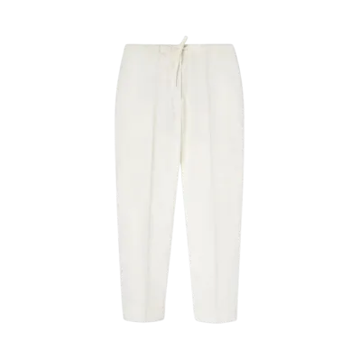 Jil Sander Women's Drawstring Trousers "Eggshell"