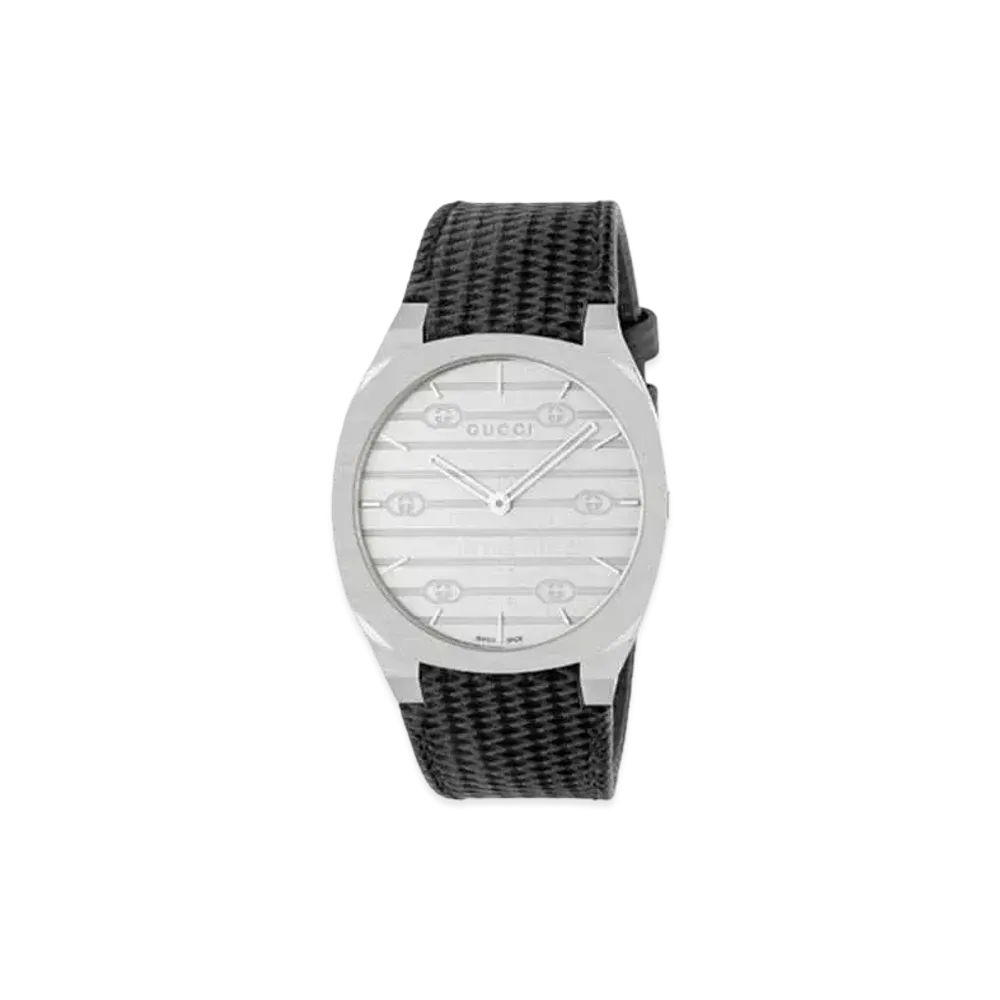 GUCCI 25H Watch 38mm "Silver"