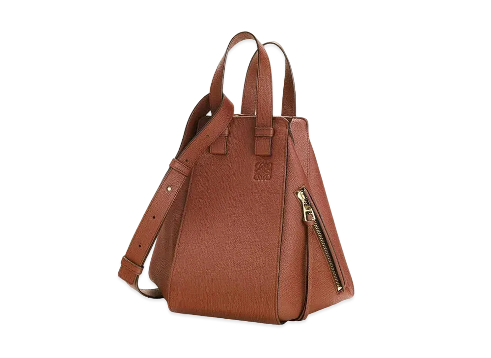 LOEWE Small Hammock Bag In Pebble Grain Calfskin "Rust Color"