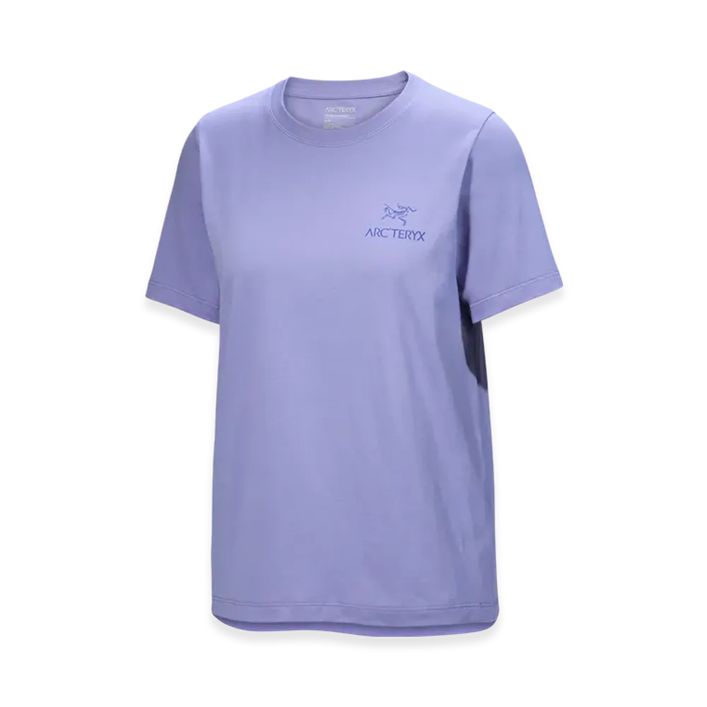 ARC'TERYX Women's Kragg SL Cotton Emblem Crew SS "Moonstone" X000009502