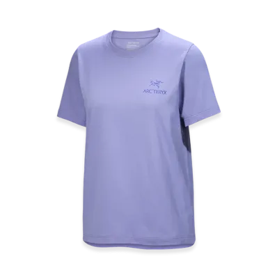 ARC'TERYX Women's Kragg SL Cotton Emblem Crew SS "Moonstone" X000009502
