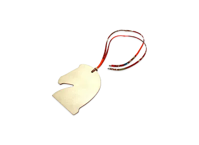 Hermes Samarcande Ornament "Moon Gold Rouge Cerise"