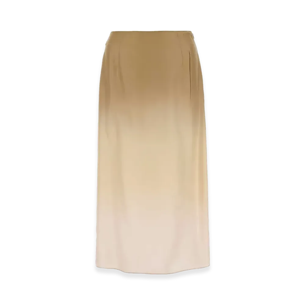 PRADA Women's Silk Skirt "Beige"