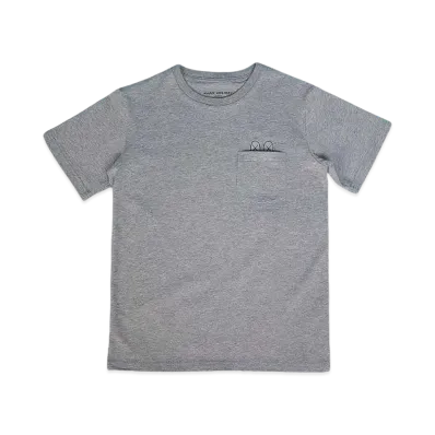 KAWS HOLIDAY Japan Pocket T-Shirt "Grey"
