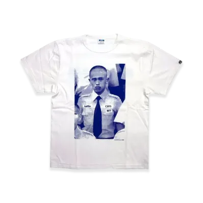 SAPEur x MASATOSHI HAMADA Youth Young CEO S/S T-Shirt "White"