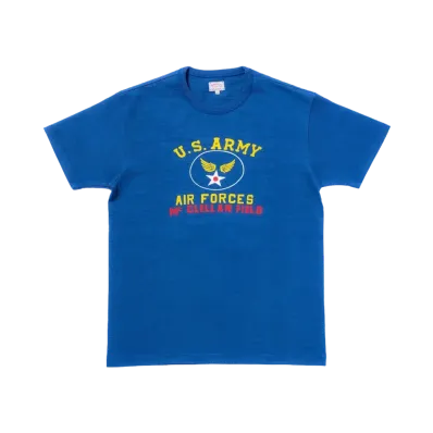THE REAL McCOY'S American Athletic Tee / Usaaf Mcclellan "Blue"