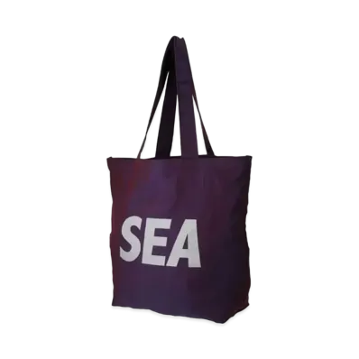 WIND AND SEA x Ghost In The Shell Sac_2045 Tote Bag "Purple"