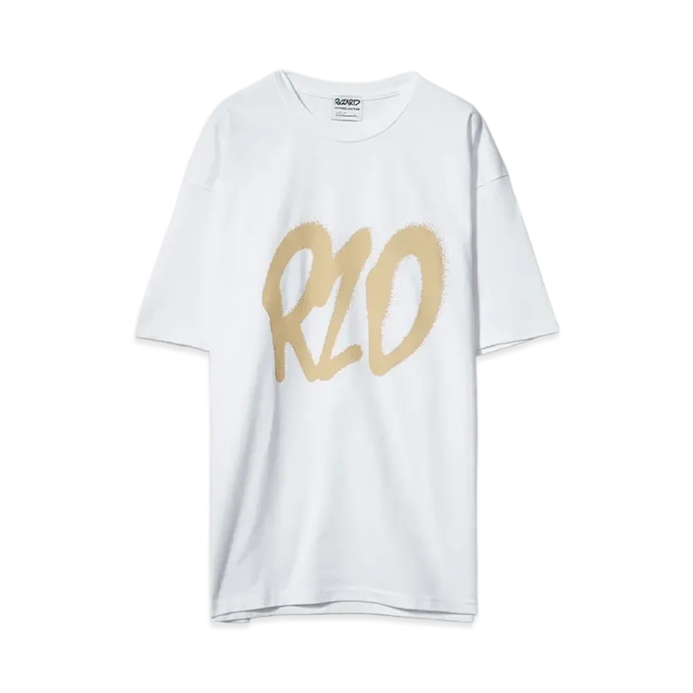 ReZARD × Masato Yamaguchi \ x Spray Logo Print T-Shirts "WHITE"