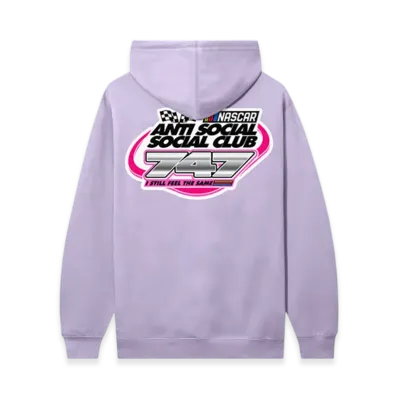 ANTI SOCIAL SOCIAL CLUB x NASCAR 747 Hoodie "Plum"