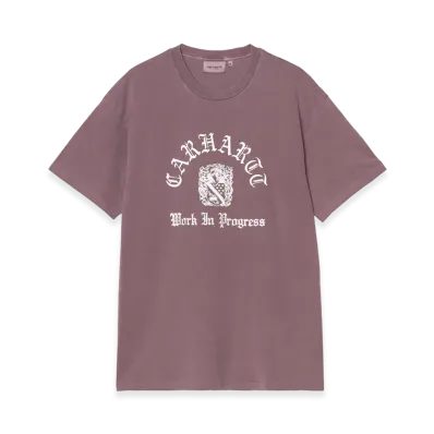 Carhartt WIP S/S Coat Of Arms T-Shirt "Cozy Purple(Garment Dyed)"