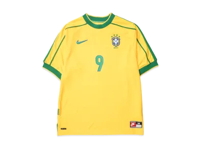 Nike Brazil 1998 Reissue Men's Soccer Replica Uniform Ronald "Yellow"