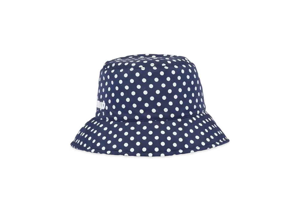 MIU MIU Printed Favorite Bucket Hat "Blue/Ivory"
