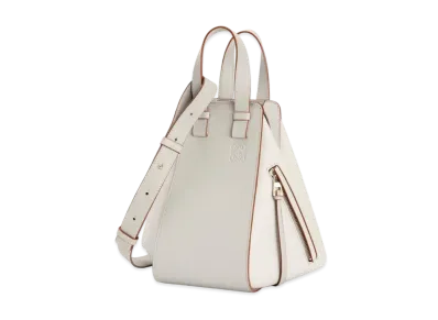LOEWE Small Hammock Bag In Classic Calfskin "Ghost / Light Ghost"
