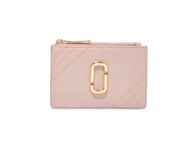 Marc Jacobs The Glam Shot Top Zip Multi Wallet "Adobe Rose"