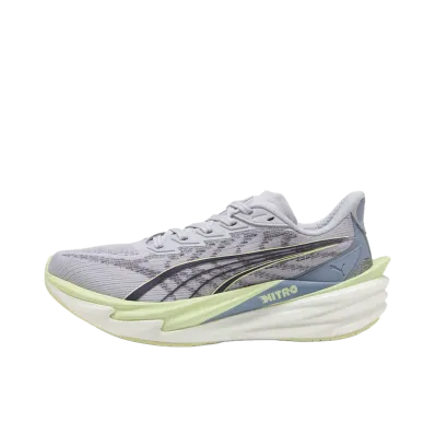 Puma Women's Deviate Nitro 4 "Vibrant Silver/Apple Spritz"
