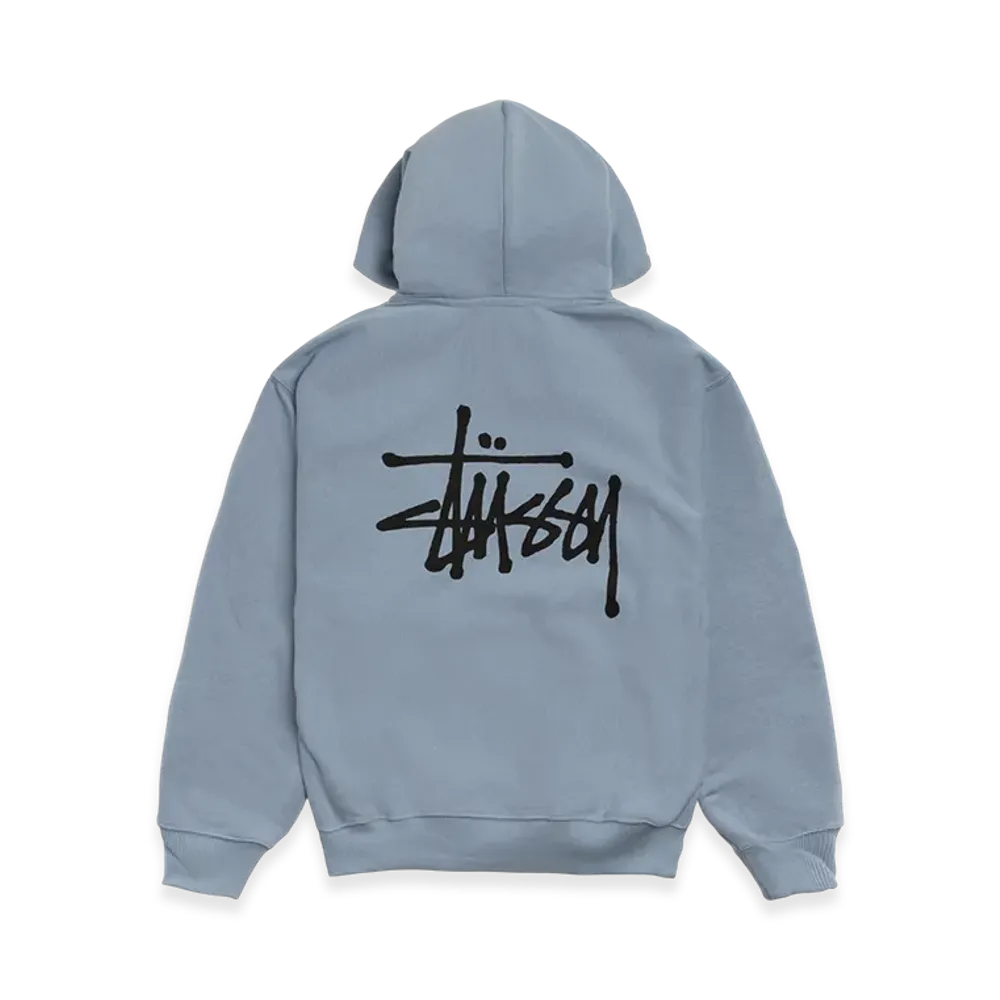 Stussy Basic Stussy Zip Hoodie "Slate"