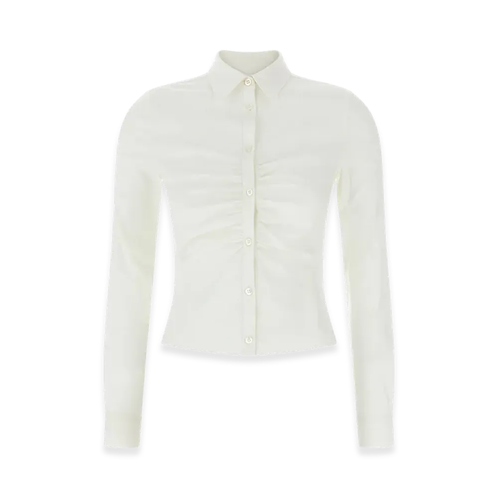 BALENCIAGA Women's Curling Shirt "White"