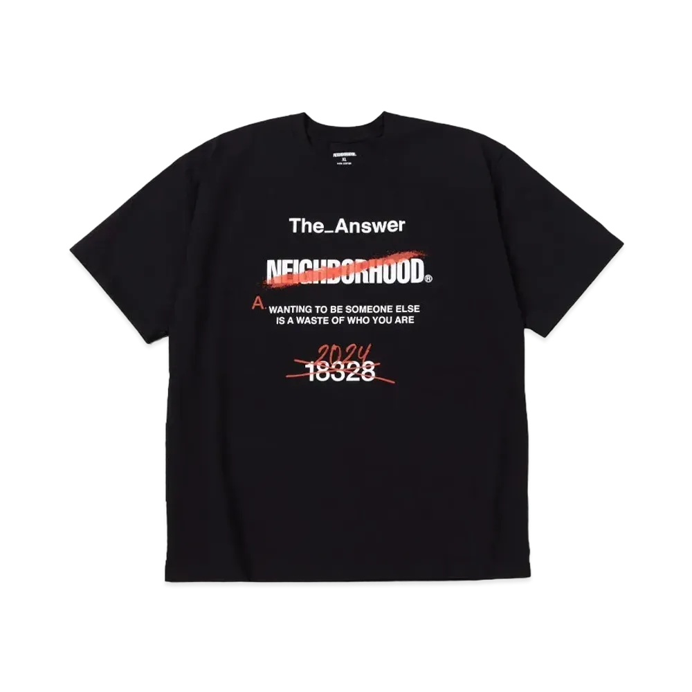 NEIGHBORHOOD NH . Tee SS-13 "Black"